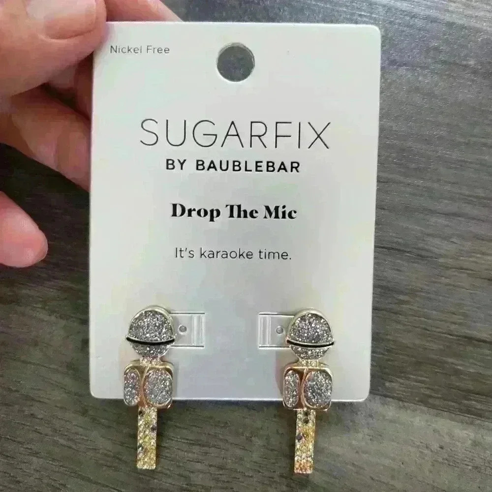 Sugarfix by Baublebar Microphone Earrings - Picture 1 of 2